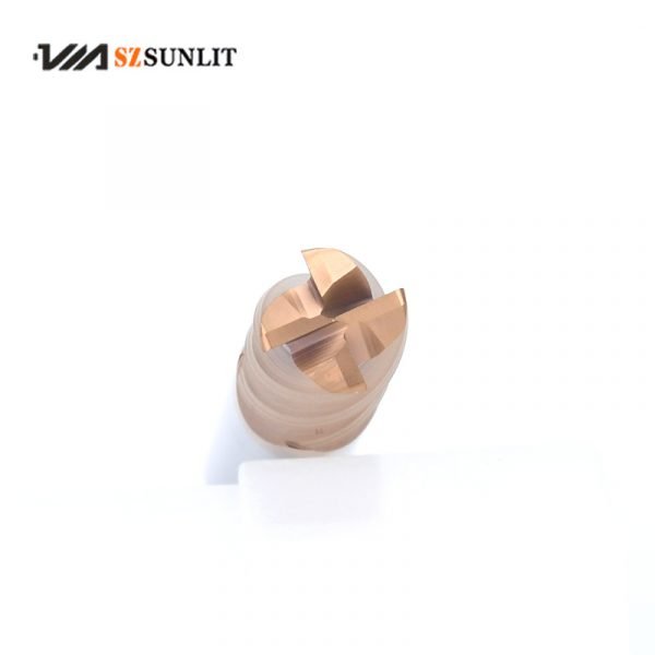 Carbide Corner Radius End Mills 4 Flute HRC55 with bull nose - Image 5